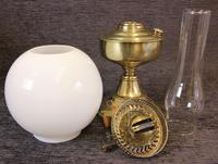 Brass Oil Lamp Opal White Shade (6 of 6) Brass Oil Lamp Opal White Shade (6 of 6)