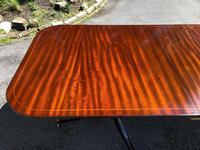 Antique Mahogany Twin Pillar Extending Dining Table (7 of 11) Antique Mahogany Twin Pillar Extending Dining Table (7 of 11)