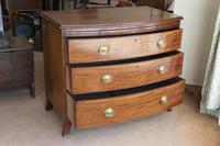 Mahogany Bow Front Chest of Drawers. Very Good Quality (6 of 7) Mahogany Bow Front Chest of Drawers. Very Good Quality (6 of 7)