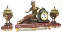 Wonderful French Figural Mantel Clock Lady Reclining 8 Day Mantle Clock with side Urns (11 of 12) Wonderful French Figural Mantel Clock Lady Reclining 8 Day Mantle Clock with side Urns (11 of 12)