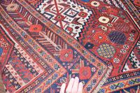 Antique Khamseh tribal rug 217x124cm (8 of 10) Antique Khamseh tribal rug 217x124cm (8 of 10)