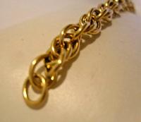 Vintage Bracelet 1970s 12ct Gold Filled Fancy Link with Stamped Bolt Ring (9 of 10) Vintage Bracelet 1970s 12ct Gold Filled Fancy Link with Stamped Bolt Ring (9 of 10)
