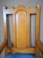 Pair of Oak Reproduction High Back Armchairs (3 of 11) Pair of Oak Reproduction High Back Armchairs (3 of 11)