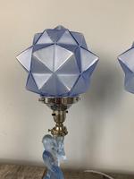 Pair of Art Deco Walther & Sohne Glass Table Lamp, Rewired & Pat Tested c.1930 (6 of 9) Pair of Art Deco Walther & Sohne Glass Table Lamp, Rewired & Pat Tested c.1930 (6 of 9)