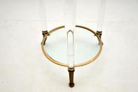 Italian Vintage Glass & Acrylic Side Table (5 of 6) Italian Vintage Glass & Acrylic Side Table (5 of 6)