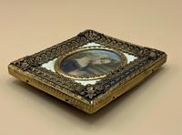 Fabulous early 1900s Italian Miniature Oil Portrait Painting - Stunning Frame!' (5 of 11) Fabulous early 1900s Italian Miniature Oil Portrait Painting - Stunning Frame!' (5 of 11)