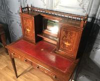 Edwardian Inlaid Rosewood Desk (2 of 23) Edwardian Inlaid Rosewood Desk (2 of 23)