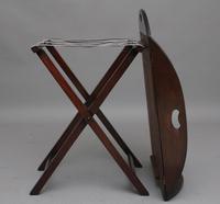 Early 20th Century mahogany folding butlers tray on stand (2 of 8) Early 20th Century mahogany folding butlers tray on stand (2 of 8)