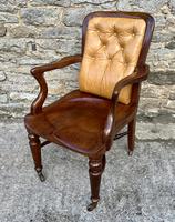 Victorian Mahogany Desk Chair (1 of 18)