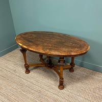 Magnificent Victorian Figured Walnut Antique Centre Table (9 of 9) Magnificent Victorian Figured Walnut Antique Centre Table (9 of 9)