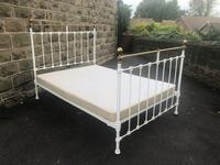 Antique Victorian Brass & Iron Double Bed (5 of 10) Antique Victorian Brass & Iron Double Bed (5 of 10)