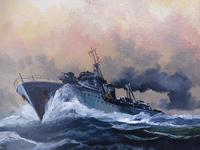 Oil on Board Battle on the Ocean Wave Listed Artist Dion Pears (5 of 12) Oil on Board Battle on the Ocean Wave Listed Artist Dion Pears (5 of 12)