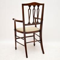 Antique Edwardian Mahogany Armchair (8 of 10) Antique Edwardian Mahogany Armchair (8 of 10)