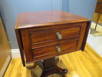 Plum Pudding Mahogany Ladies Work Table c.1830 (5 of 6) Plum Pudding Mahogany Ladies Work Table c.1830 (5 of 6)