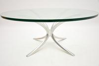 1970’s Vintage Steel & Glass Coffee Table (7 of 9) 1970’s Vintage Steel & Glass Coffee Table (7 of 9)