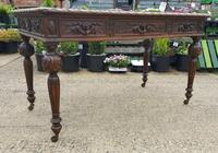 Quality Victorian Oak Writing Desk (2 of 12) Quality Victorian Oak Writing Desk (2 of 12)