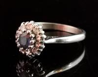 Vintage Sapphire & Diamond Cluster Ring, 18ct White Gold (8 of 13) Vintage Sapphire & Diamond Cluster Ring, 18ct White Gold (8 of 13)