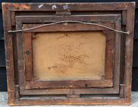 19th Century Country Farmhouse Scene, Oil on Canvas. Original Gilt Frame. (3 of 5) 19th Century Country Farmhouse Scene, Oil on Canvas. Original Gilt Frame. (3 of 5)