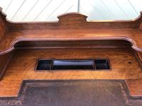Antique Oak Pedestal Writing Desk (Pri) (10 of 13) Antique Oak Pedestal Writing Desk (Pri) (10 of 13)