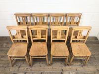 Set of Eight Antique Church Chairs (m-2068-8) (2 of 7) Set of Eight Antique Church Chairs (m-2068-8) (2 of 7)