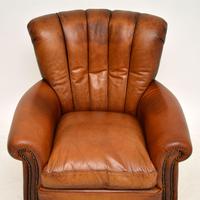 Antique French Style Leather Club Armchair (3 of 6) Antique French Style Leather Club Armchair (3 of 6)