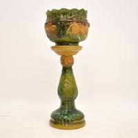 Pair of Antique Majolica Porcelain Plant Stands (3 of 12) Pair of Antique Majolica Porcelain Plant Stands (3 of 12)