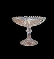 Pressed Glass Footed Fruit Bowl