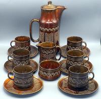 SylvaC Late 60's/early 70's 15 Piece 'totem' Pattern Coffee Set (2 of 10) SylvaC Late 60's/early 70's 15 Piece 'totem' Pattern Coffee Set (2 of 10)