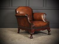 Hand Dyed Chestnut Leather & Mahogany Club Suite (2 of 19) Hand Dyed Chestnut Leather & Mahogany Club Suite (2 of 19)