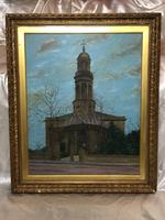 19th Century English Oil Painting View "St Marys Church Banbury Oxfordshire" (21 of 24) 19th Century English Oil Painting View "St Marys Church Banbury Oxfordshire" (21 of 24)