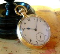 Antique Omega Labrador Pocket Watch 1912 15 Jewel 10ct Rose Gold Filled Case FWO (2 of 12) Antique Omega Labrador Pocket Watch 1912 15 Jewel 10ct Rose Gold Filled Case FWO (2 of 12)