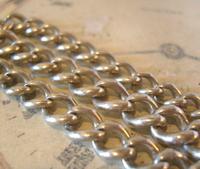 Antique Silver Pocket Watch Chain 1890s Victorian Graduated Curb Link Albert & T Bar (5 of 11) Antique Silver Pocket Watch Chain 1890s Victorian Graduated Curb Link Albert & T Bar (5 of 11)
