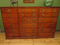 Substantial Antique Bank Of 18 Shop Drawers (16 of 25) Substantial Antique Bank Of 18 Shop Drawers (16 of 25)