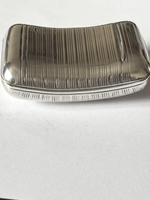 George III Silver Curved Snuff Box Joseph Willmore