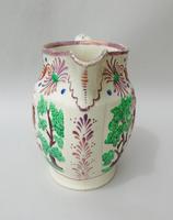 Attractive Pink Lustre Creamware Jug With Deer c.1820 (4 of 7) Attractive Pink Lustre Creamware Jug With Deer c.1820 (4 of 7)