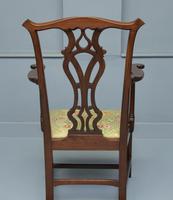 Elegant Chippendale Revival Mahogany Elbow Chair (6 of 13) Elegant Chippendale Revival Mahogany Elbow Chair (6 of 13)