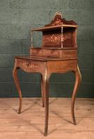 French Inlaid Rosewood Ladies Writing Table (5 of 8) French Inlaid Rosewood Ladies Writing Table (5 of 8)
