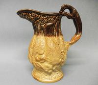 Staffordshire Salt Glazed Stoneware 'Game' Jug, c.1840 (4 of 5) Staffordshire Salt Glazed Stoneware 'Game' Jug, c.1840 (4 of 5)
