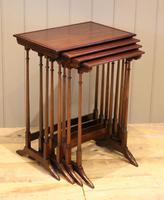 Mahogany Nest of Four Tables (7 of 11) Mahogany Nest of Four Tables (7 of 11)