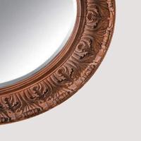 Large 19th Century Swedish Oval Carved Oak Mirror by A Lundmark (5 of 9) Large 19th Century Swedish Oval Carved Oak Mirror by A Lundmark (5 of 9)