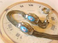 Antique Pocket Watch Chain 1880s Victorian Silver Nickel & Enamel Fancy Albert (6 of 11) Antique Pocket Watch Chain 1880s Victorian Silver Nickel & Enamel Fancy Albert (6 of 11)
