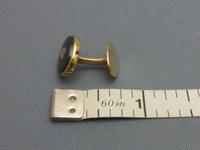 Pair of 9ct gold,onyx and diamond cufflinks (6 of 6) Pair of 9ct gold,onyx and diamond cufflinks (6 of 6)