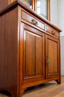 Handsome Victorian Walnut Glazed Bookcase C1890 (9 of 12) Handsome Victorian Walnut Glazed Bookcase C1890 (9 of 12)