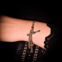 Antique Sterling Silver Albertina Albert Watch Chain Bracelet with Tassel (9 of 9) Antique Sterling Silver Albertina Albert Watch Chain Bracelet with Tassel (9 of 9)