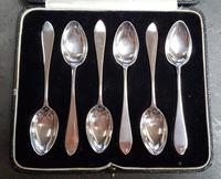 Cased Set of 6 Sterling Silver Teaspoons - 1927 (2 of 4) Cased Set of 6 Sterling Silver Teaspoons - 1927 (2 of 4)