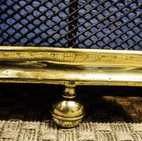 Regency Brass & Woven Wire Fire Fender (3 of 9) Regency Brass & Woven Wire Fire Fender (3 of 9)