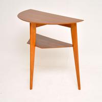 1960’s Vintage Walnut Console Table by H. Shaw (10 of 10) 1960’s Vintage Walnut Console Table by H. Shaw (10 of 10)