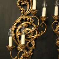 Florentine Silver Giltwood Antique Wall Lights (3 of 10) Florentine Silver Giltwood Antique Wall Lights (3 of 10)