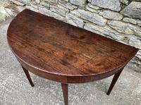 Georgian Mahogany Demi Lune D-End Console Table (8 of 14) Georgian Mahogany Demi Lune D-End Console Table (8 of 14)