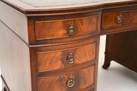 Antique Mahogany Leather Top Pedestal Desk (10 of 11) Antique Mahogany Leather Top Pedestal Desk (10 of 11)